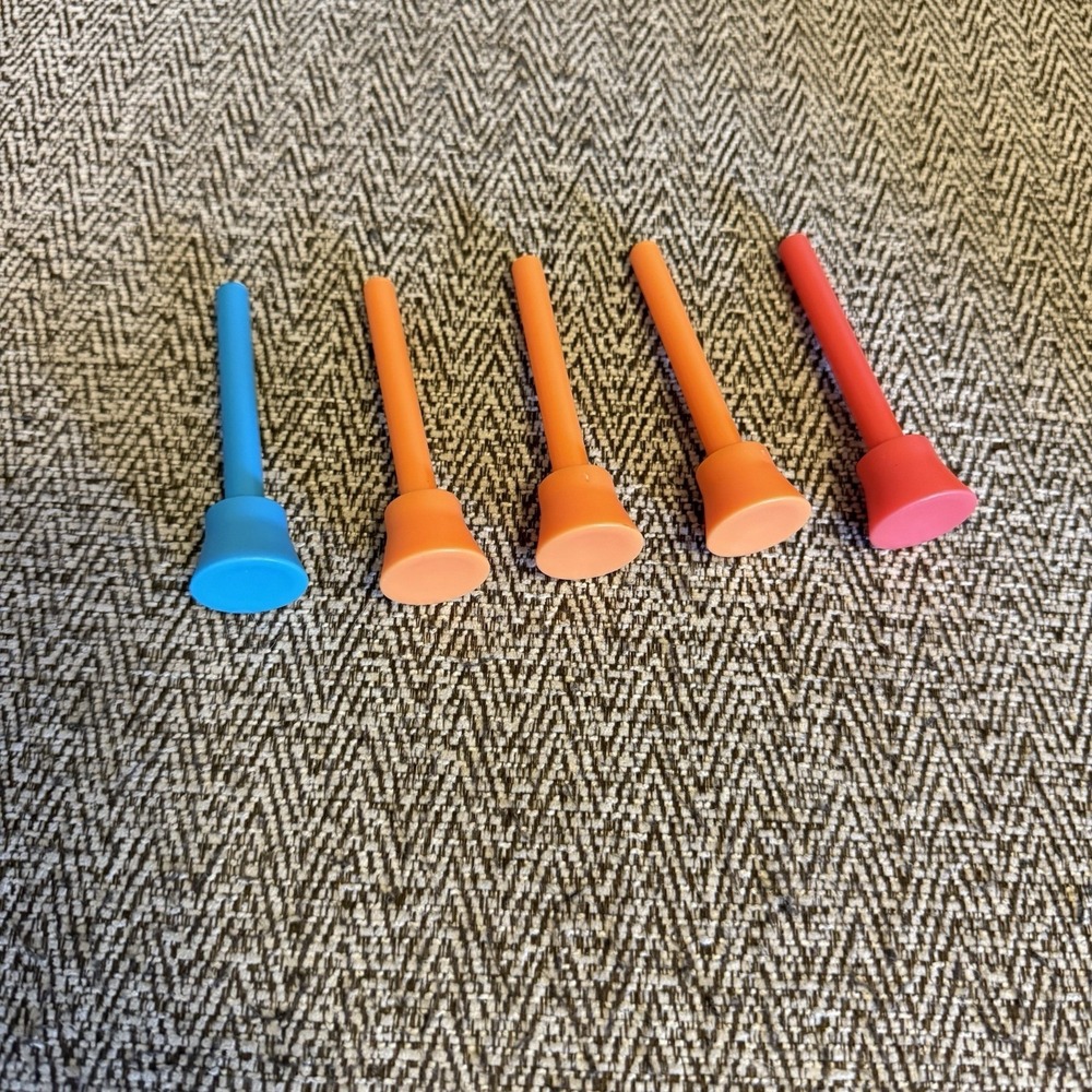 5 Lovevery Match and Tap Hammer Box Replacement Pegs Plastic Montessori Toy